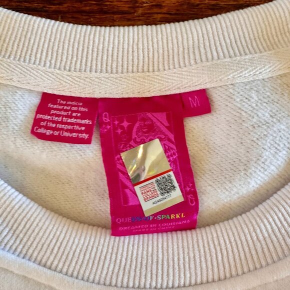 NWT, Medium, Queen of Sparkles Oklahoma State Cowboys OSU Women's Sweatshirt - Picture 8 of 10